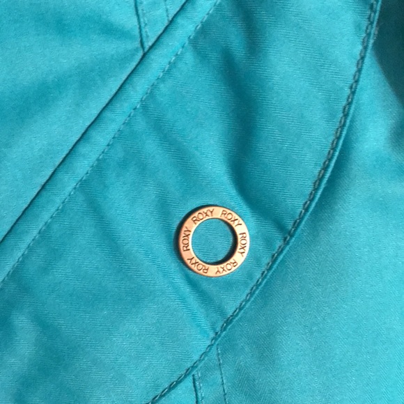 Roxy girls snow jacket w inner waist seal Sz 14 great condition - Picture 3 of 8